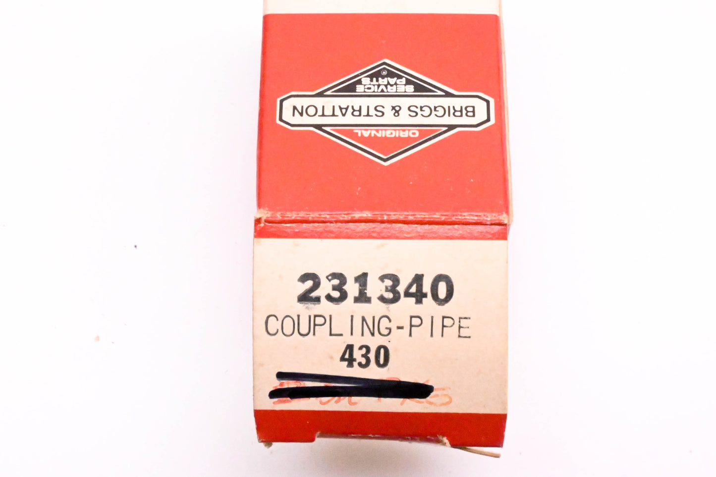 New OEM Briggs & Stratton 231340 Pipe Coupling NOS