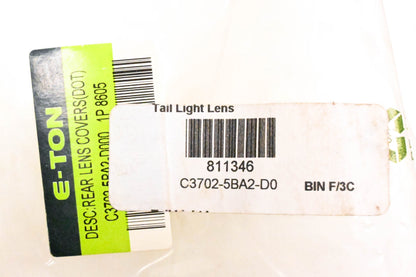 Eton C3702-5BA2-D0, 811346 Red Taillight Lens NOS
