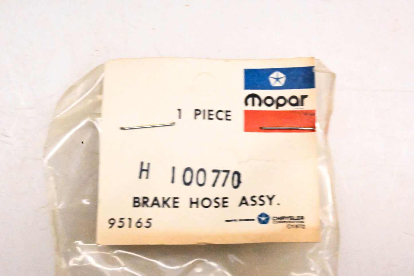 Mopar H100770, H-100770 Brake Hose Assembly NOS
