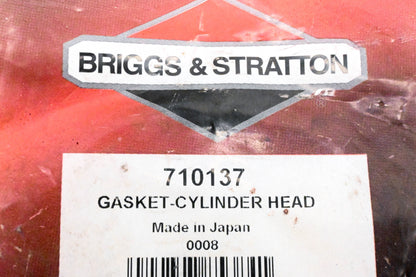 New OEM Briggs & Stratton 710137 Cylinder Head Gasket NOS