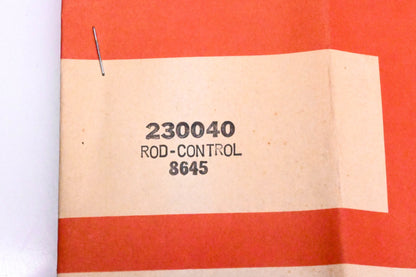 New OEM Briggs & Stratton 230040 Control Rod NOS