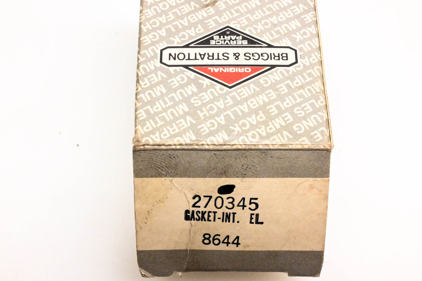 New OEM Briggs & Stratton 270345 Intake Elbow Gasket Qty 3 NOS