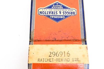 New OEM Briggs & Stratton 296916 Rewind Starter Ratchet Kit NOS