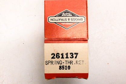 New OEM Briggs & Stratton 261137 Throttle Return Spring NOS