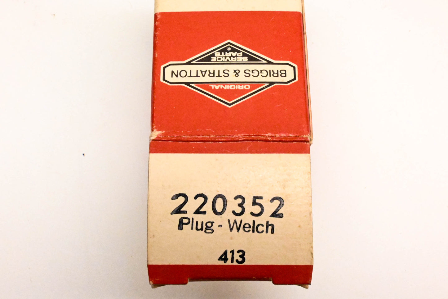 New OEM Briggs & Stratton 220352 Welch Plug NOS