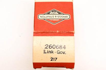 New OEM Briggs & Stratton 260684 Governor Link NOS