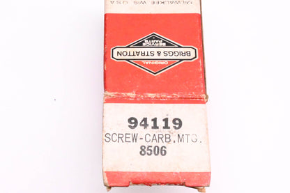 New OEM Briggs & Stratton 94119 Carburetor Screw NOS