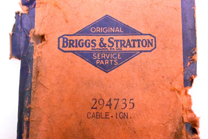 New OEM Briggs & Stratton 294735 Ignition Cable NOS