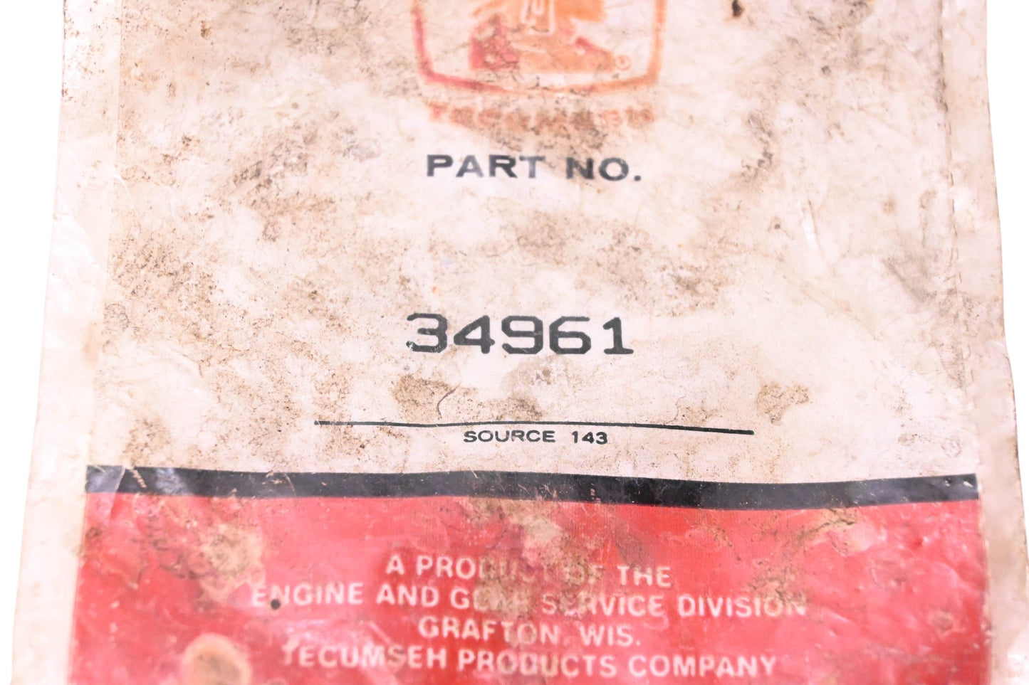 New OEM Tecumseh 34961 Ground Wire NOS