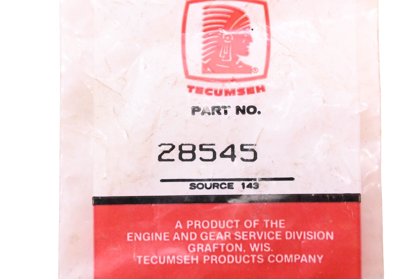 New OEM Tecumseh 28545 Grommet NOS