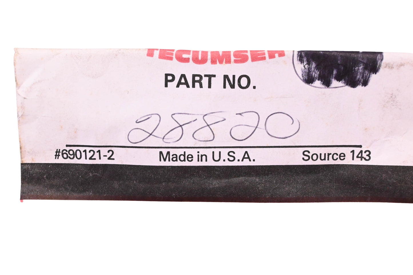 New OEM Tecumseh 28820 Choke Bracket Screws Qty 2 NOS