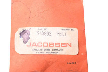 Jacobsen 314802 Felt Seal NOS