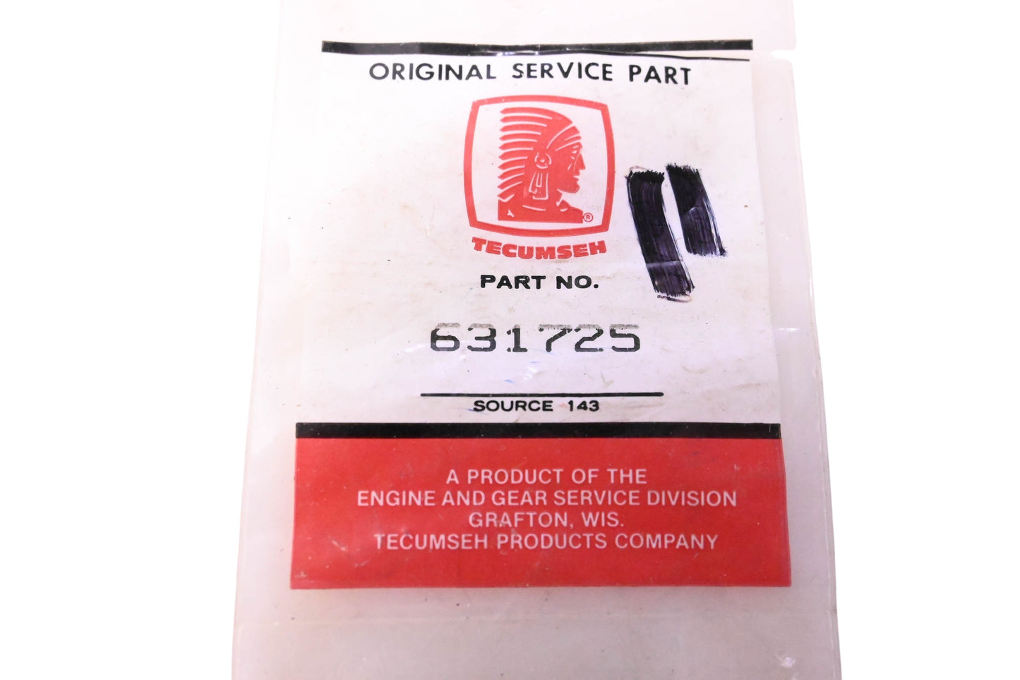 New OEM Tecumseh 631725 Inlet Needle Kit NOS