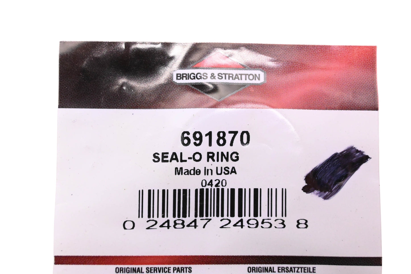 New OEM Briggs & Stratton 691870 O-Ring Seal NOS