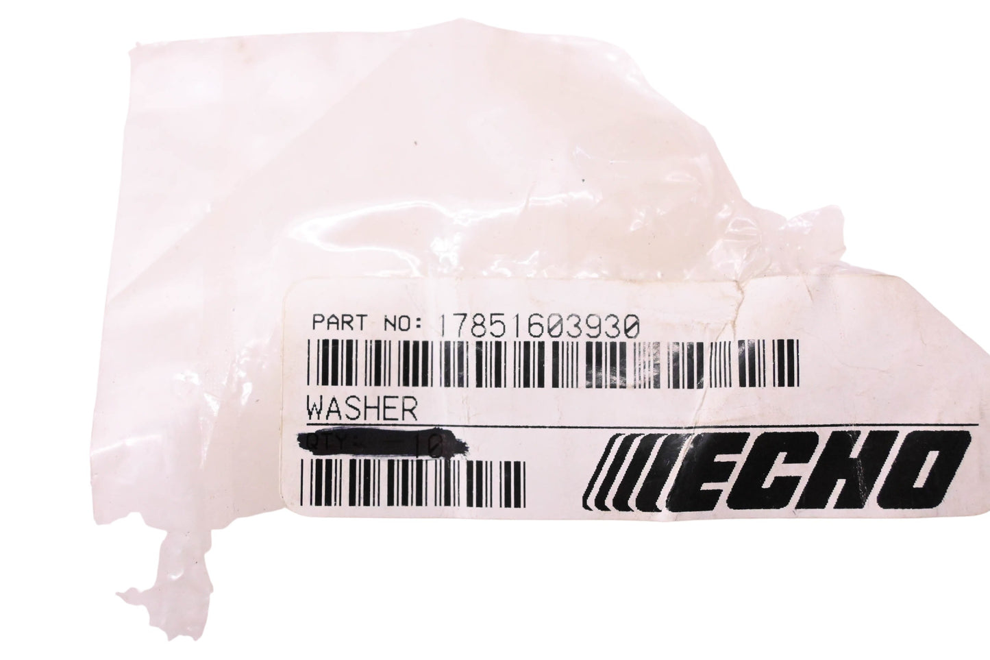 New OEM Echo 17851603930 Choke Washer NOS