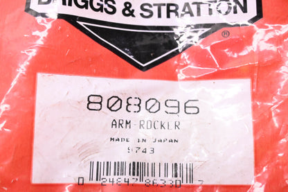 New OEM Briggs & Stratton 808096, 9743 Rocker Arm NOS