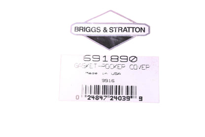New OEM Briggs & Stratton 691890, 9916 Rocker Cover Gasket NOS