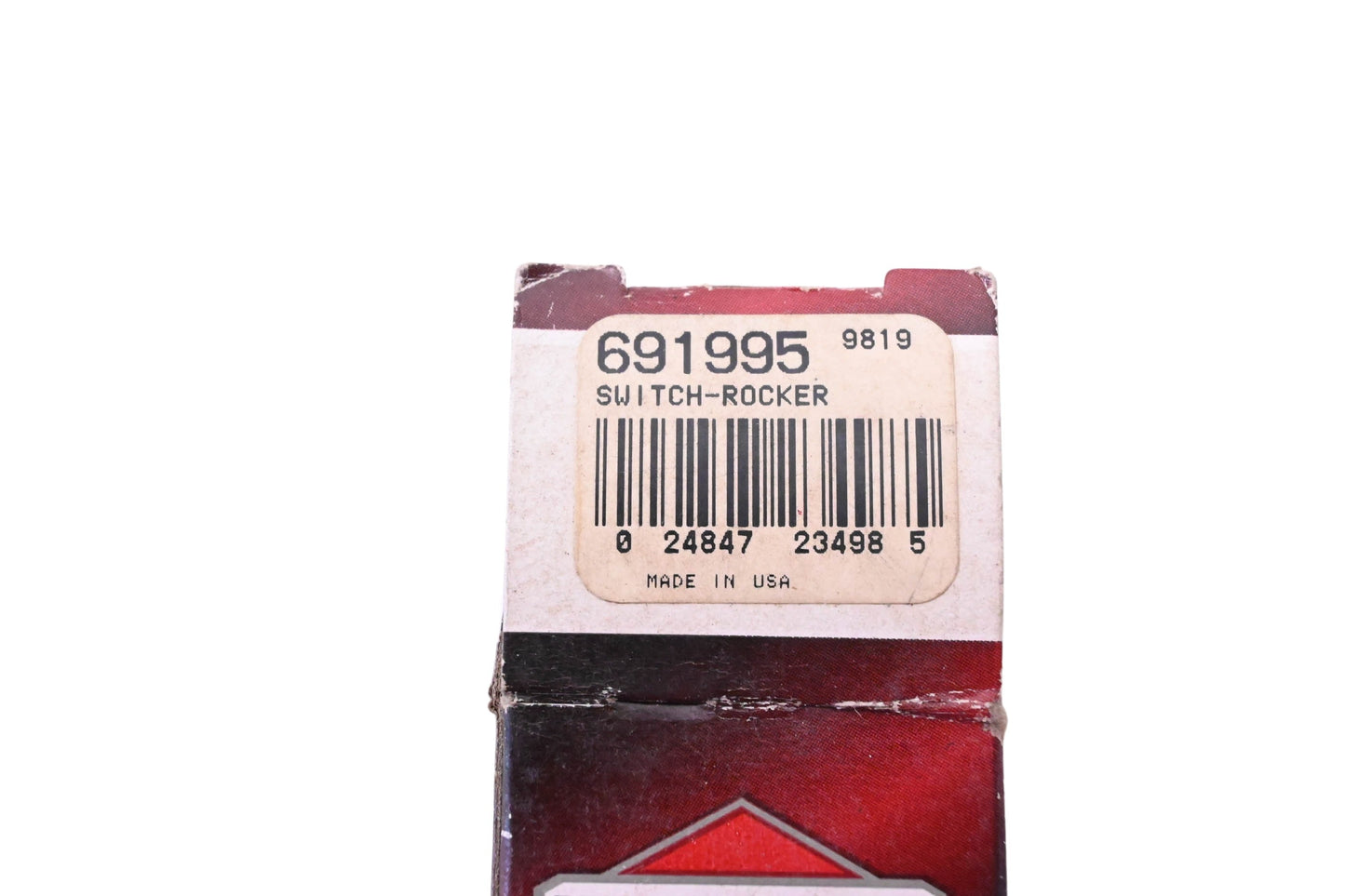 New OEM Briggs & Stratton 691995, 9819 Rocker Switch NOS