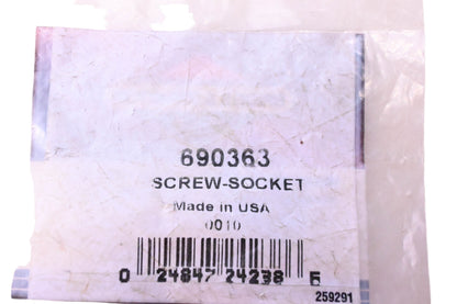 New OEM Briggs & Stratton 690363, 0010 Socket Screw NOS