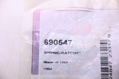 New OEM Briggs & Stratton 690547, 0204 Ratchet Spring NOS