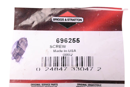 New OEM Briggs & Stratton 696255 Screw NOS