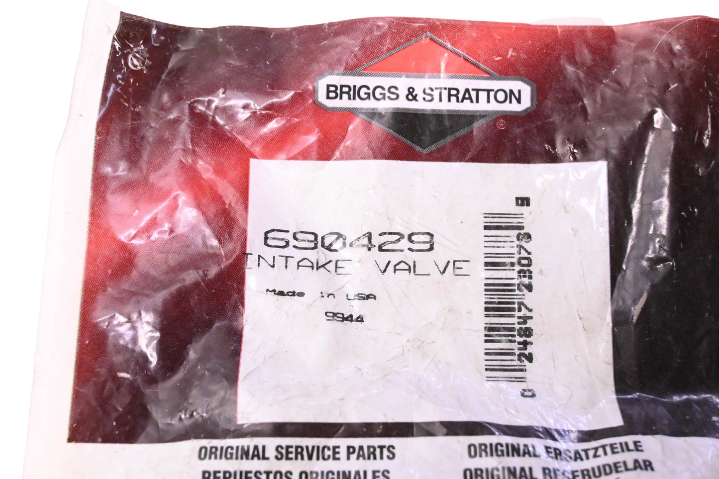 New OEM Briggs & Stratton 690429, 9944 Intake Valve NOS