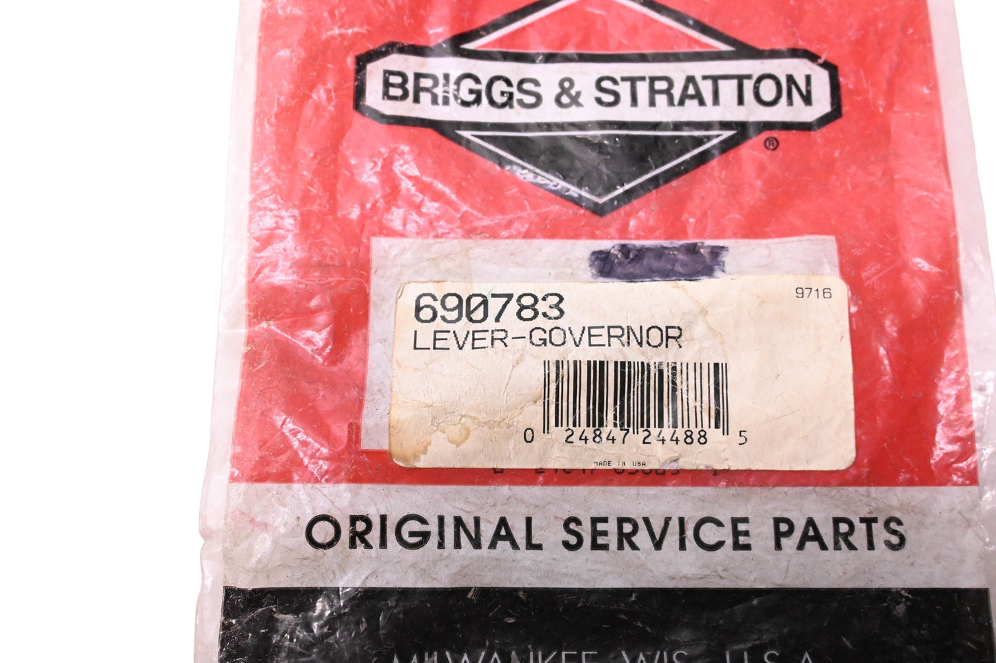 New OEM Briggs & Stratton 690783, 9716 Governor Lever NOS