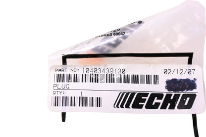 New OEM Echo 10403439130 Plug NOS