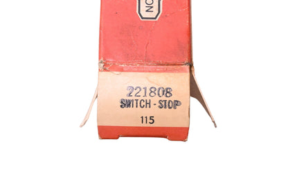 New OEM Briggs & Stratton 221808 Stop Switch NOS