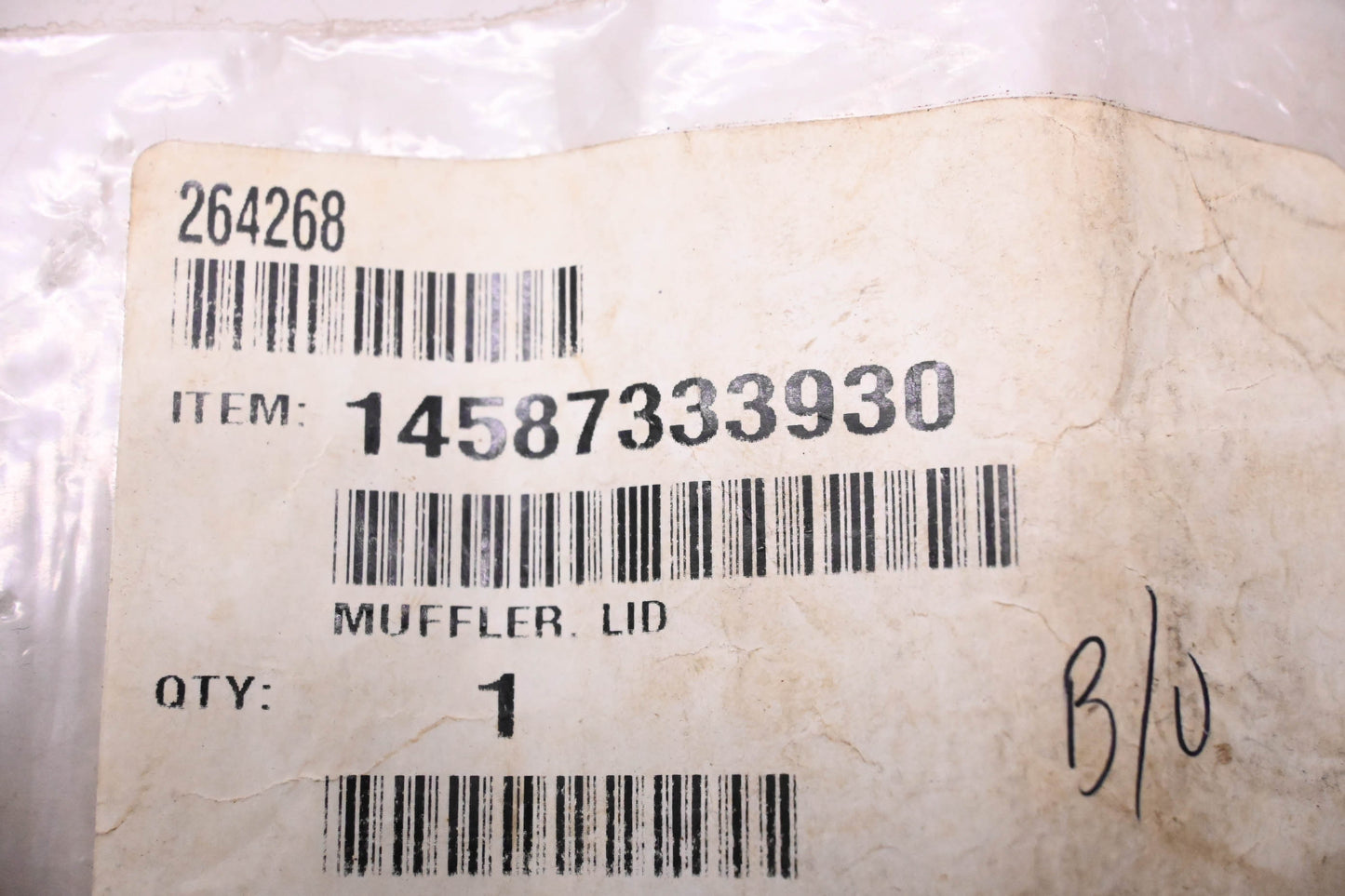 New OEM Echo 14587333930 Muffler Lid NOS