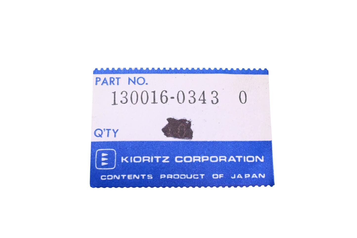 Kioritz 130016-03430 Echo Intake Gasket NOS