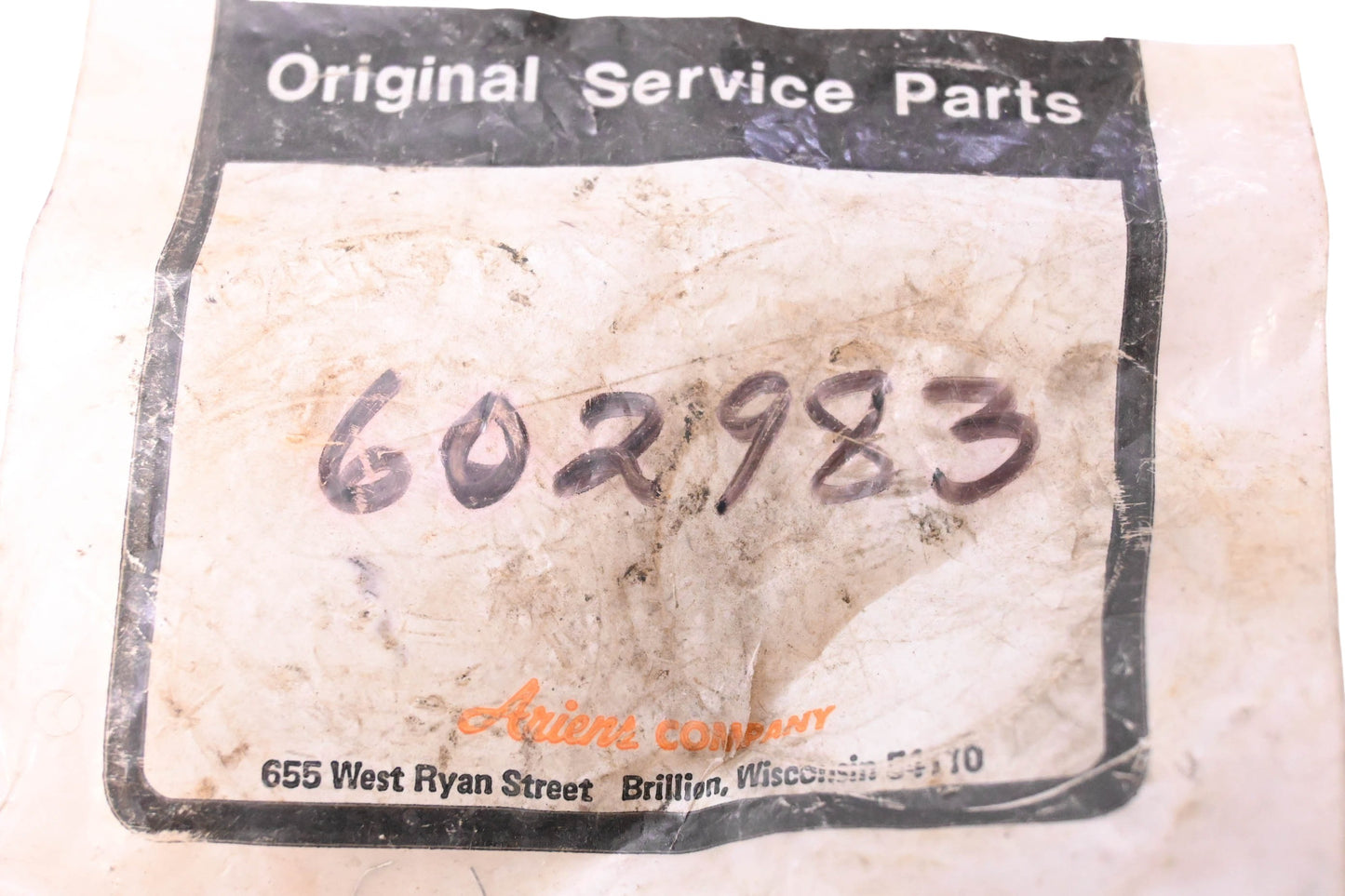 Ariens 602983 Snap Ring NOS