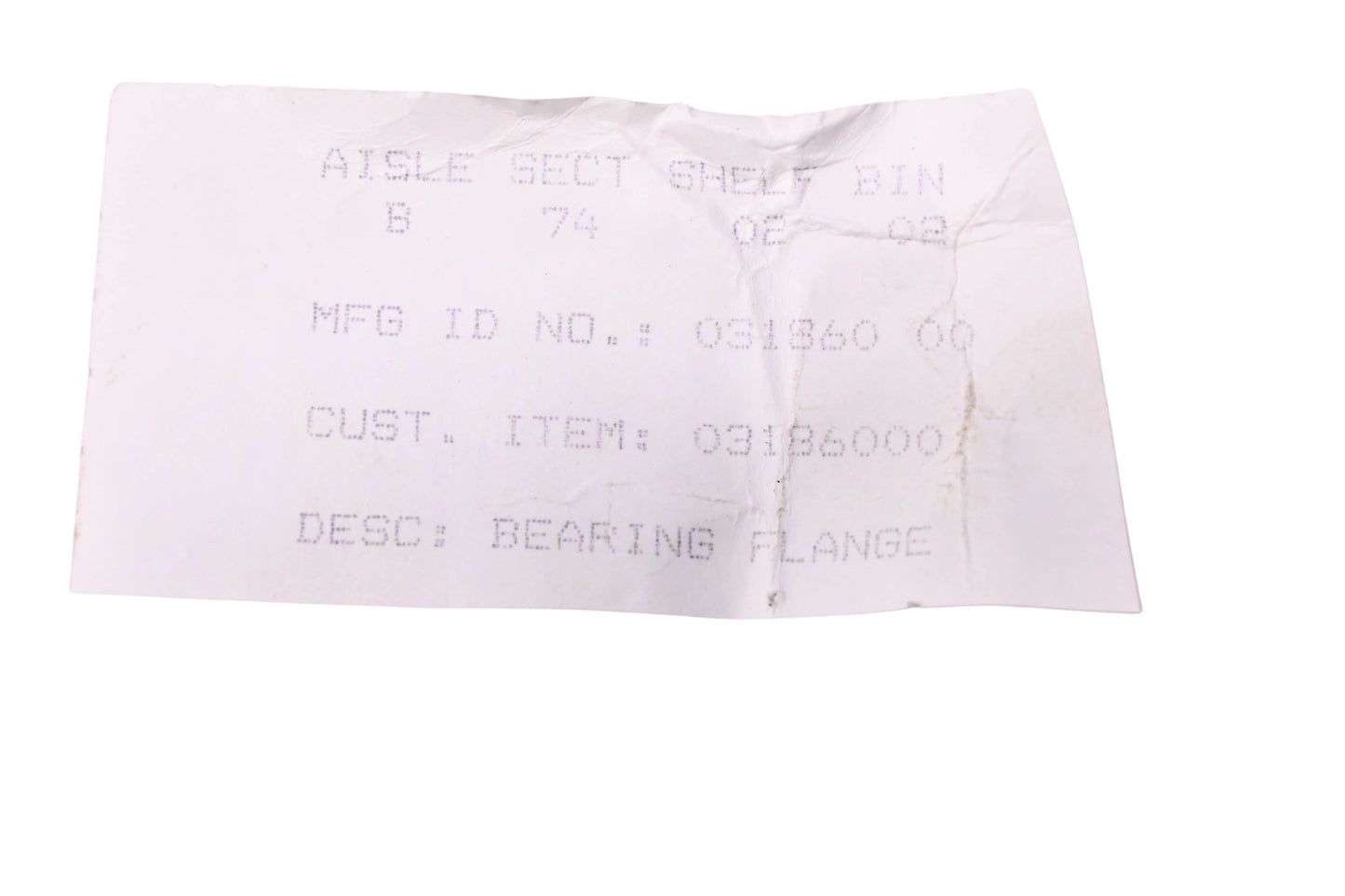 Ariens 03186000 Bearing Flange NOS