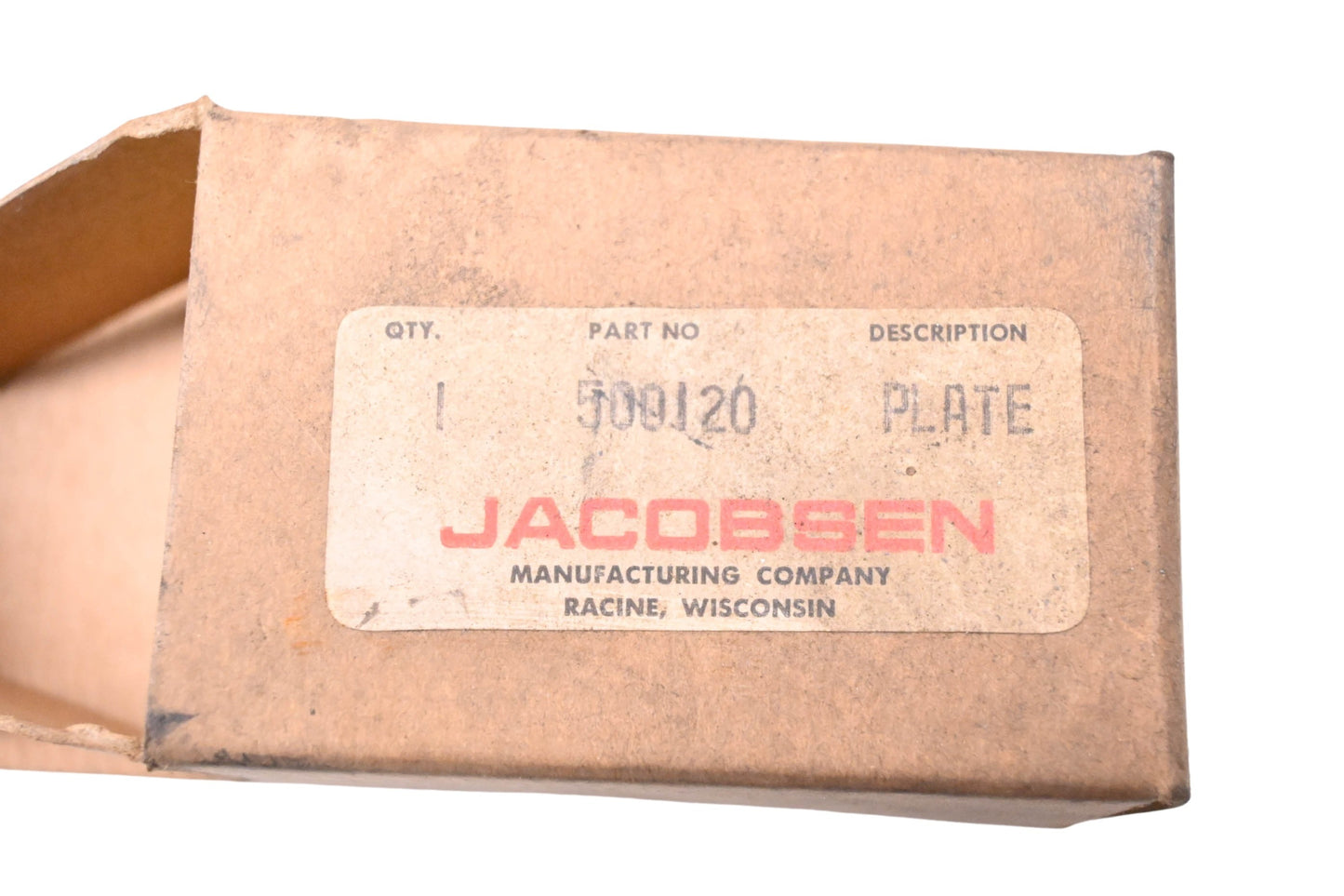 Jacobsen 500120 Plate