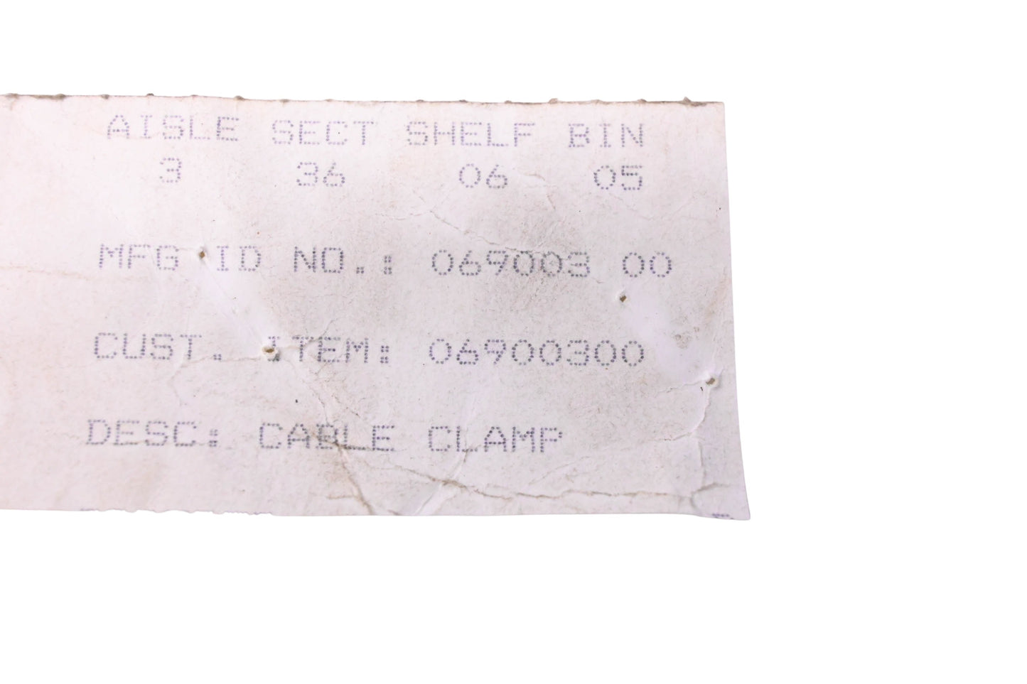 Ariens 06900300 Cable Clamp NOS