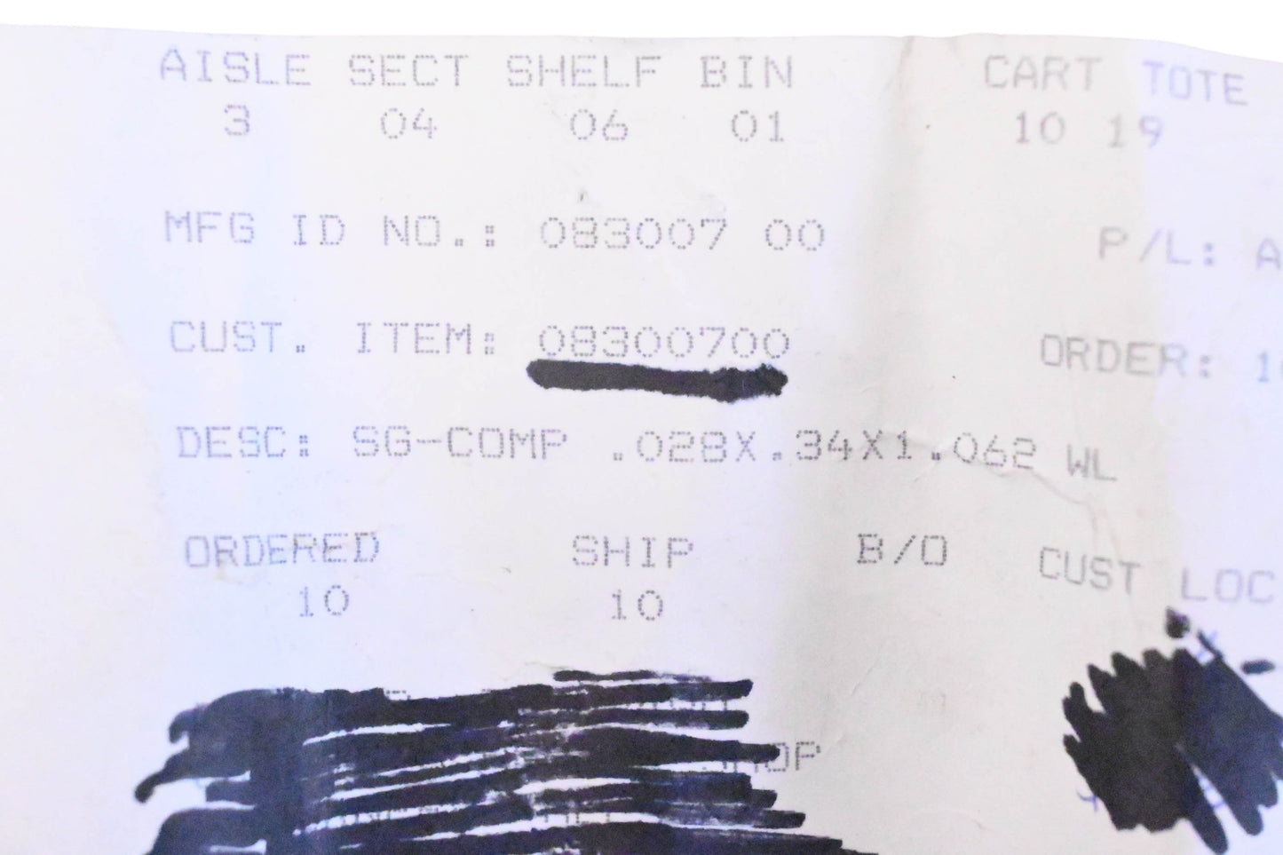 Ariens 08300700 Spring NOS