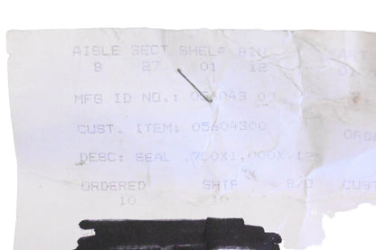 Ariens 05604300 Seal NOS