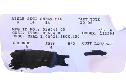 Ariens 05604900 Seal NOS