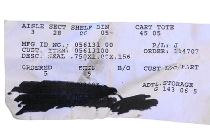 Ariens 05613100 Seal NOS