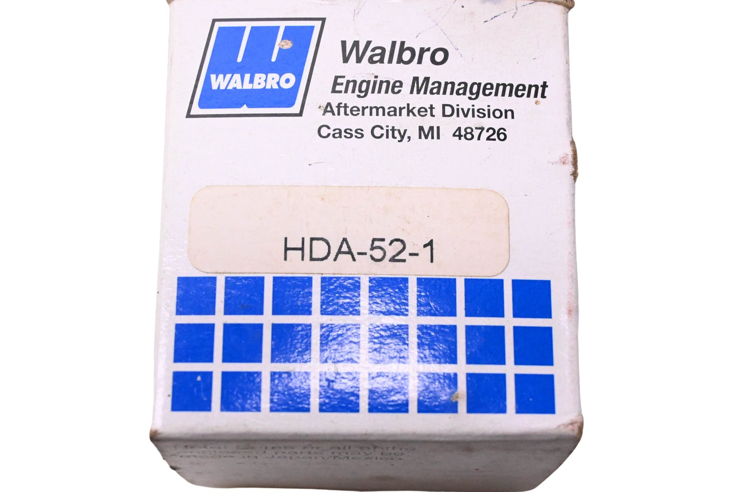 Walbro HDA-52-1 Carburetor NOS