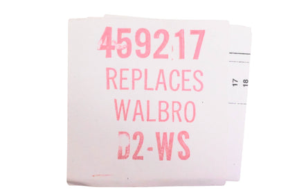 Stens 459217, D2-WS Walbro Carburetor Kit NOS