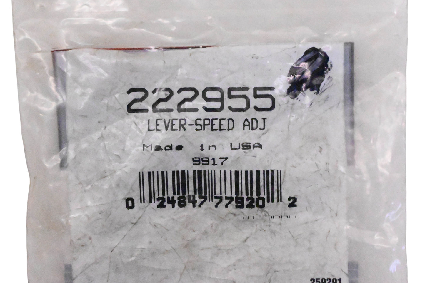 New OEM Briggs & Stratton 222955 Speed Adjuster Level NOS