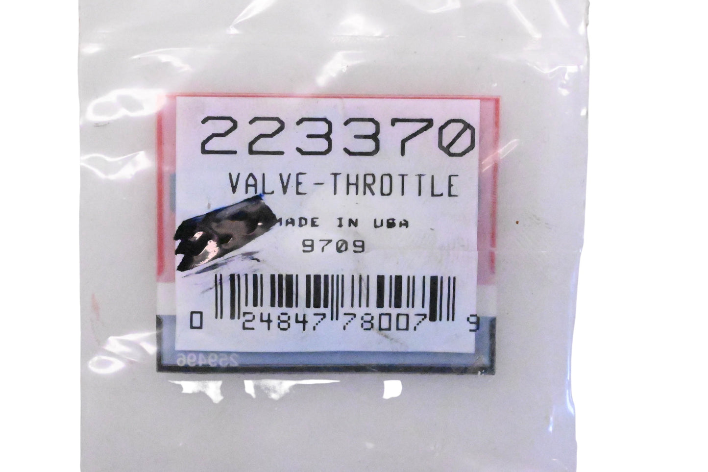New OEM Briggs & Stratton 223370 Throttle Valve NOS