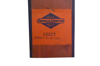 New OEM Briggs & Stratton 68877 Valve Seat Gasket NOS