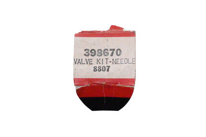 New OEM Briggs & Stratton 398670 Needle Valve Kit NOS