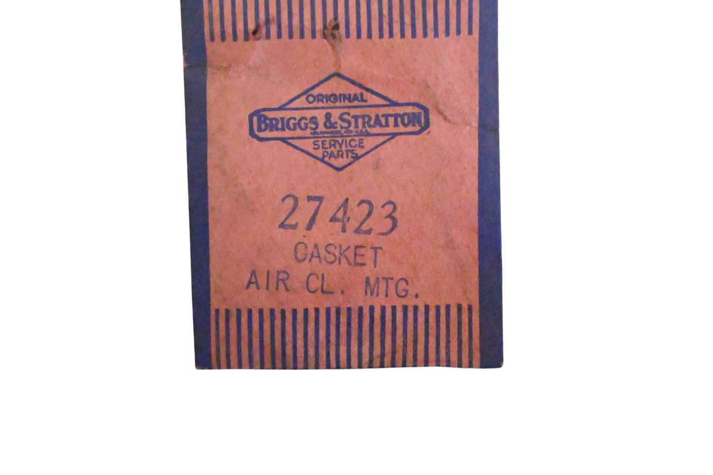 New OEM Briggs & Stratton 27423 Air Cleaner Gasket NOS