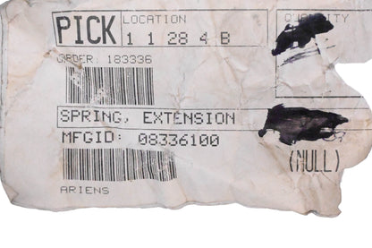 Ariens 08336100 Extension Spring NOS