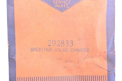 New OEM Briggs & Stratton 292833 Breather Valve Chamber NOS