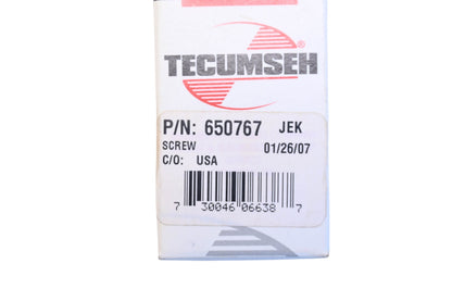 New OEM Tecumseh 650767 Screw NOS