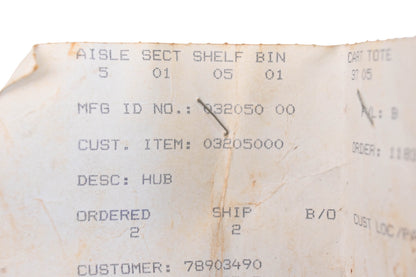 Ariens 03205000 Drive Pulley Hub NOS